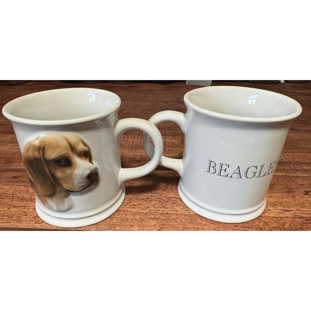 Two Beagle Dog 3D Mug Coffee Cup Xpres Best Friends originals 1999